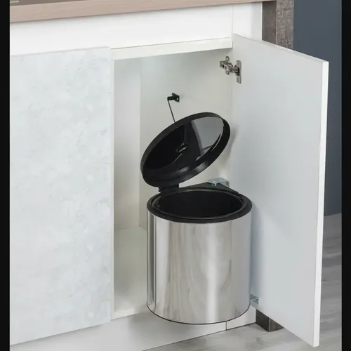 PORTA RESIDUOS (GWCNPR 04) P/PTA B. MESADA ACERO INOX 11L TAPA METAL - https://herrajesdaversa.com.ar