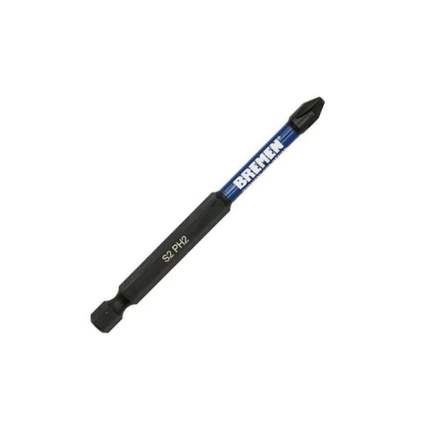 PUNTA ATORNILLADOR ALTO IMPACTO BREMEN 90MM PH2 - https://herrajesdaversa.com.ar