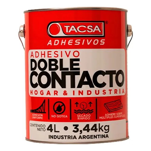 TACSA CEMENTO CONTACTO 4LTS - https://herrajesdaversa.com.ar