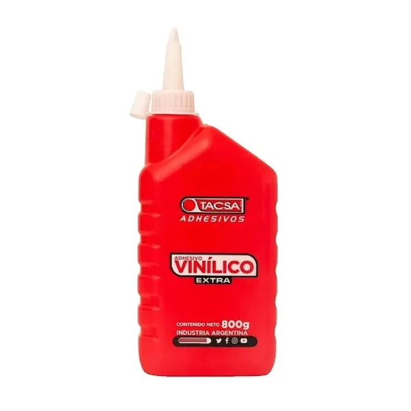 TACSA ADHESIVO VINILICO 800gr. CON PICO - https://herrajesdaversa.com.ar