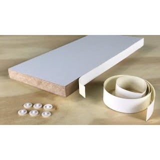 TAPACANTO MELAMINICO BLANCO X22MM PRE 125mts - https://herrajesdaversa.com.ar