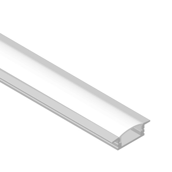 PERFIL LED ALUMINIO DE EMBUTIR 24,8X7mm (2 MTS) - https://herrajesdaversa.com.ar